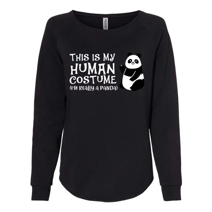 Panda This Is My Hu Costume IM Really A Panda Gift Womens California Wash Sweatshirt