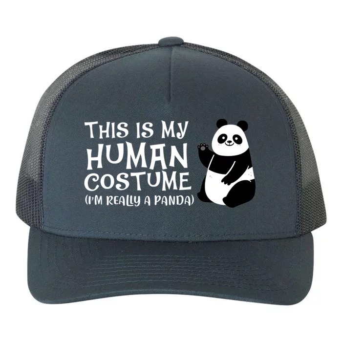 Panda This Is My Hu Costume IM Really A Panda Gift Yupoong Adult 5-Panel Trucker Hat