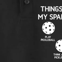 Pickleball, Things I Do In My Spare Time, Funny, Jokes Dry Zone Grid Performance Polo