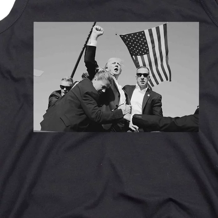 President Trump Is Safe Trump 2024 Maga Moment In History Tank Top