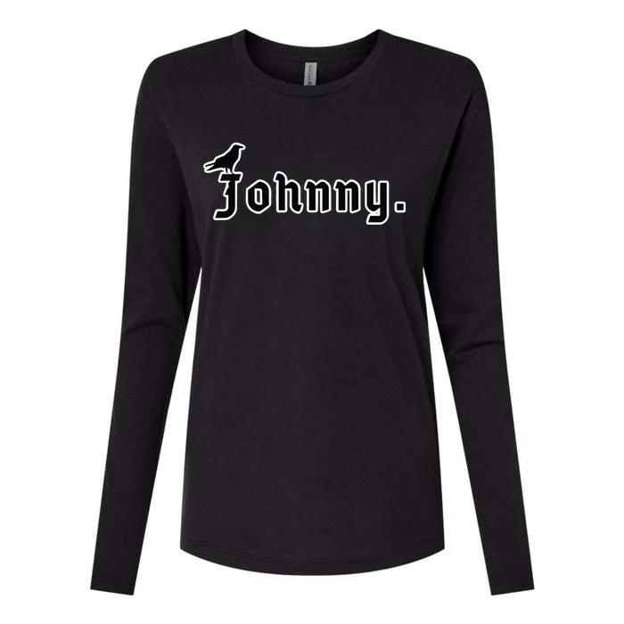 Printify The Johnny Womens Cotton Relaxed Long Sleeve T-Shirt