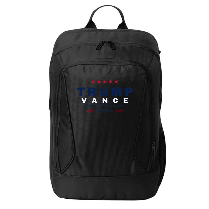 President Trump Jd Vance Vp Fight For America! Maga Usa City Backpack