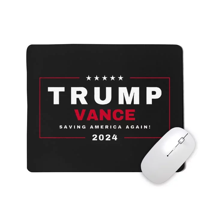 President Trump Jd Vance Vp Save Saving America Again! Maga Mousepad