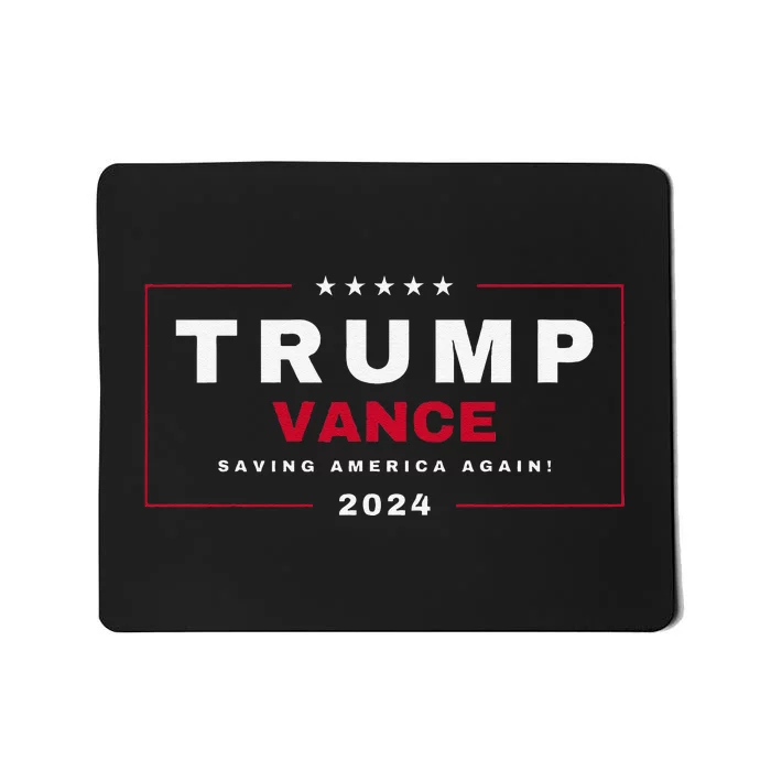 President Trump Jd Vance Vp Save Saving America Again! Maga Mousepad