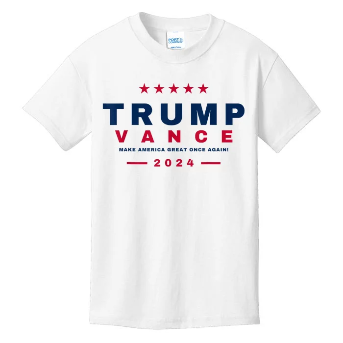 President Trump Jd Vance Vp Make America Great Once Again! Kids T-Shirt