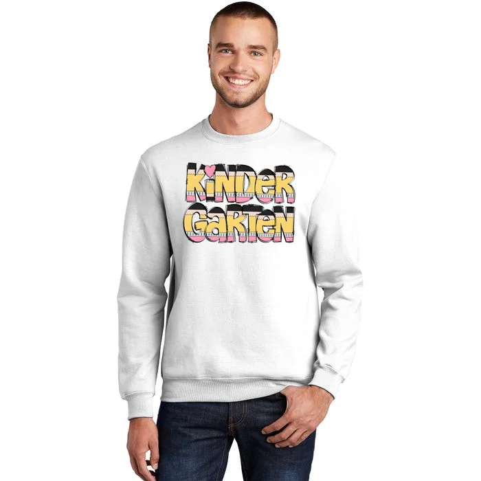 Pencil Teacher Kindergarten Back To School Sweatshirt