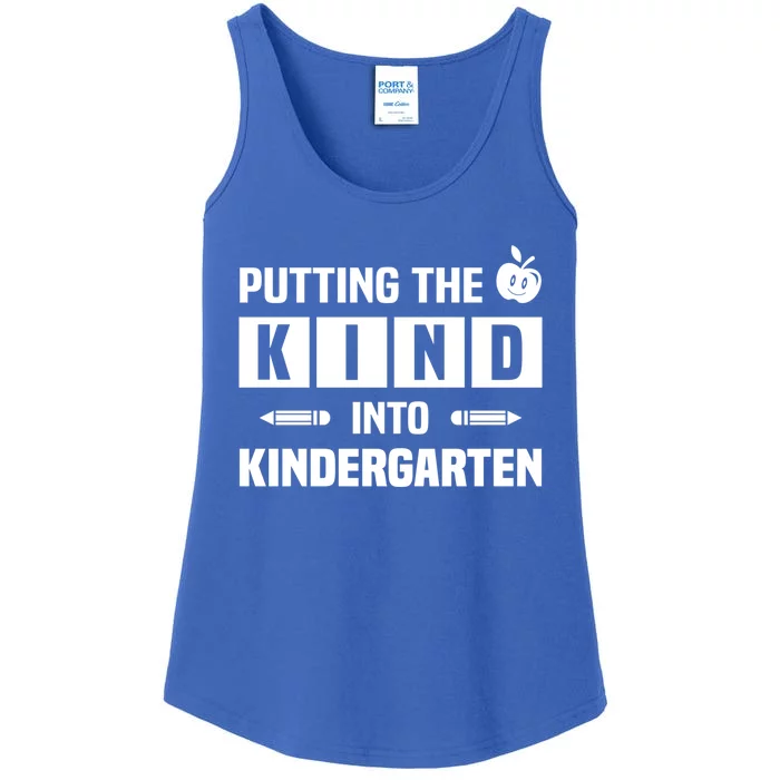 Putting The Kind Into Kindergarten Gift Ladies Essential Tank