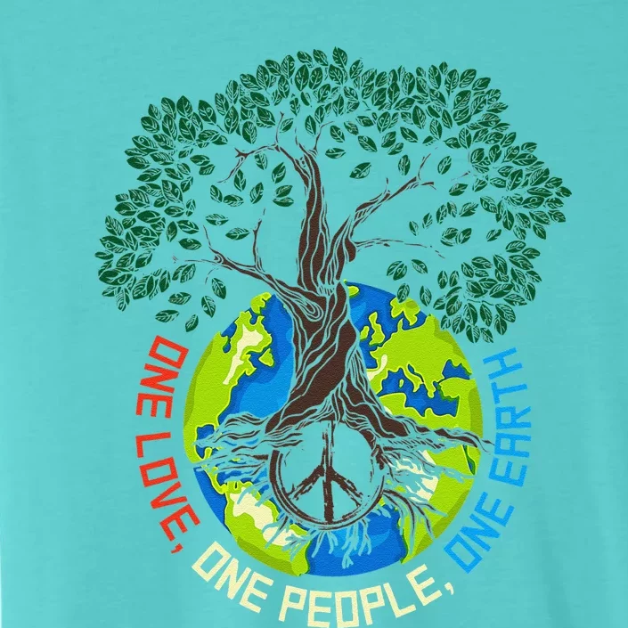 Peace Tree Love Environmental Protection Earth Day Climate ChromaSoft Performance T-Shirt