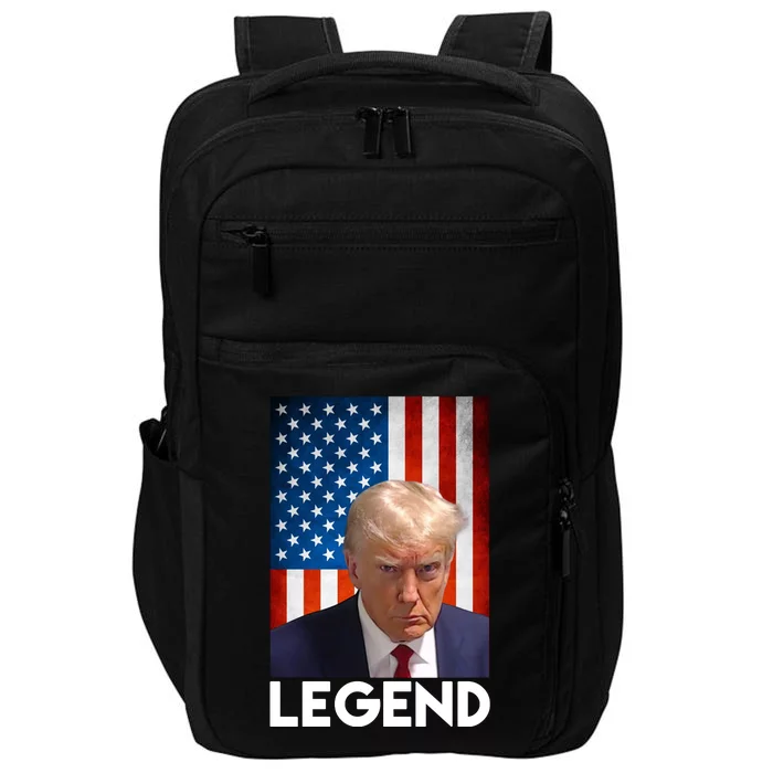 President Trump Legend American Flag Impact Tech Backpack