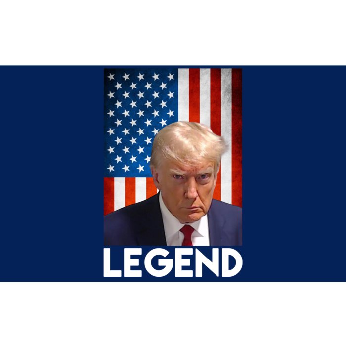 President Trump Legend American Flag Bumper Sticker