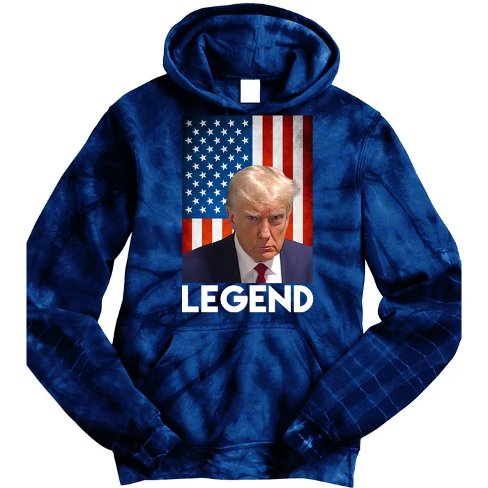 President Trump Legend American Flag Tie Dye Hoodie