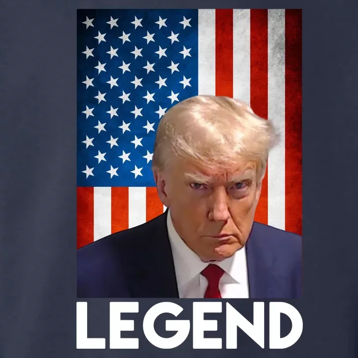 President Trump Legend American Flag Toddler Hoodie