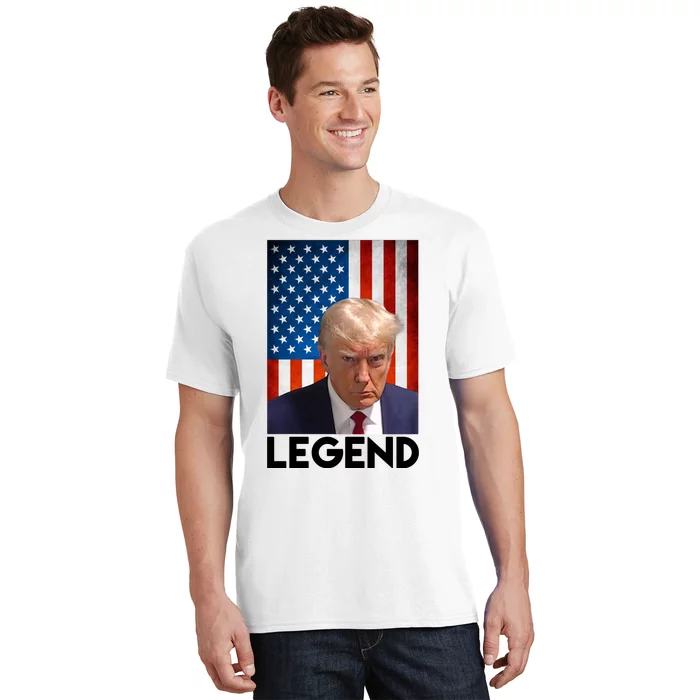 President Trump Legend American Flag T-Shirt