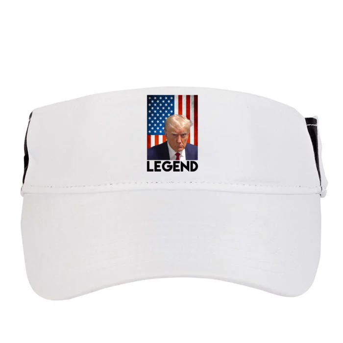 President Trump Legend American Flag Adult Drive Performance Visor