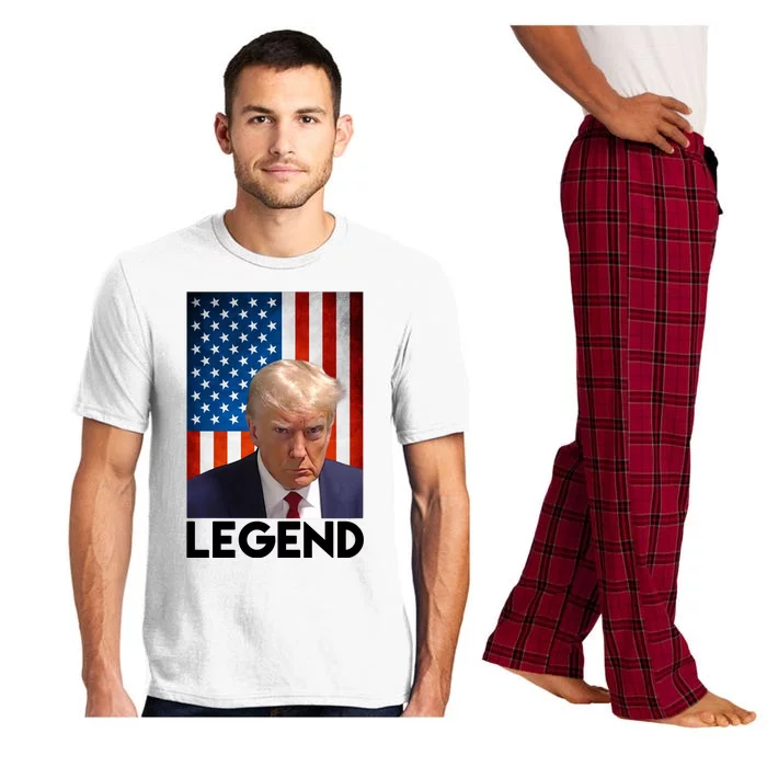 President Trump Legend American Flag Pajama Set