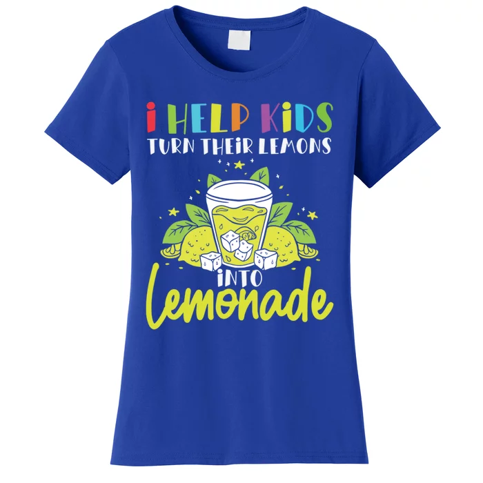 Pediatric Therapist Lemons To Lemonade Occupational Therapy Cute Gift Women's T-Shirt