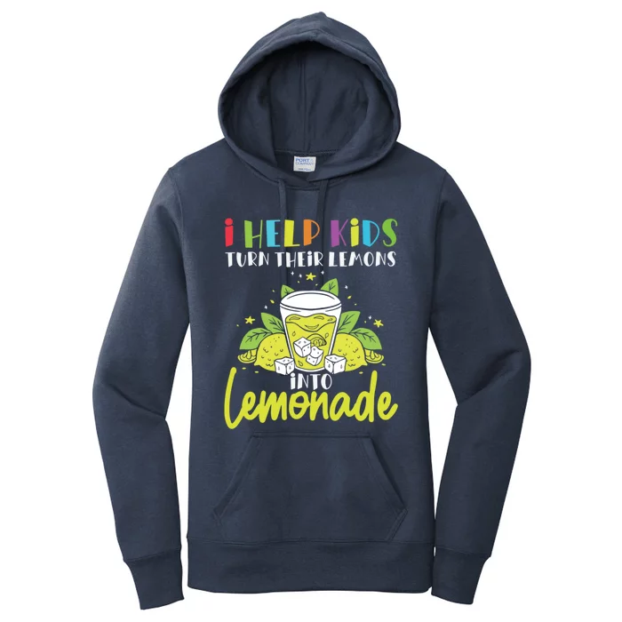 Pediatric Therapist Lemons To Lemonade Occupational Therapy Cute Gift Women's Pullover Hoodie