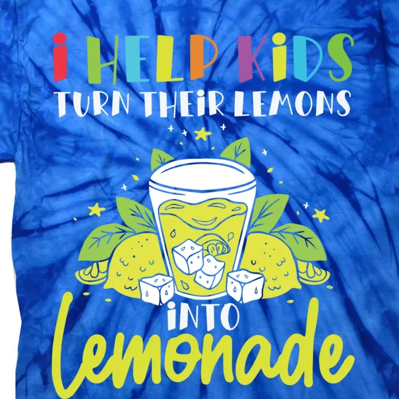 Pediatric Therapist Lemons To Lemonade Occupational Therapy Great Gift Tie-Dye T-Shirt