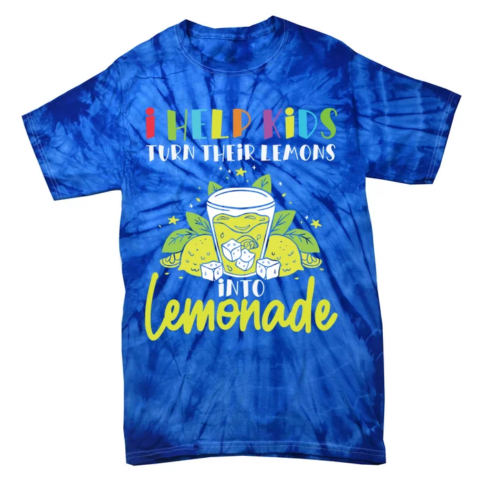 Pediatric Therapist Lemons To Lemonade Occupational Therapy Great Gift Tie-Dye T-Shirt