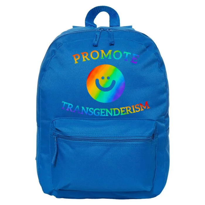 Promote Transgenderism LGBT 16 in Basic Backpack