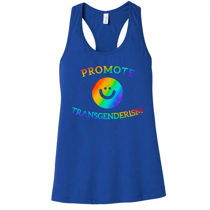 Promote Transgenderism LGBT Women's Racerback Tank