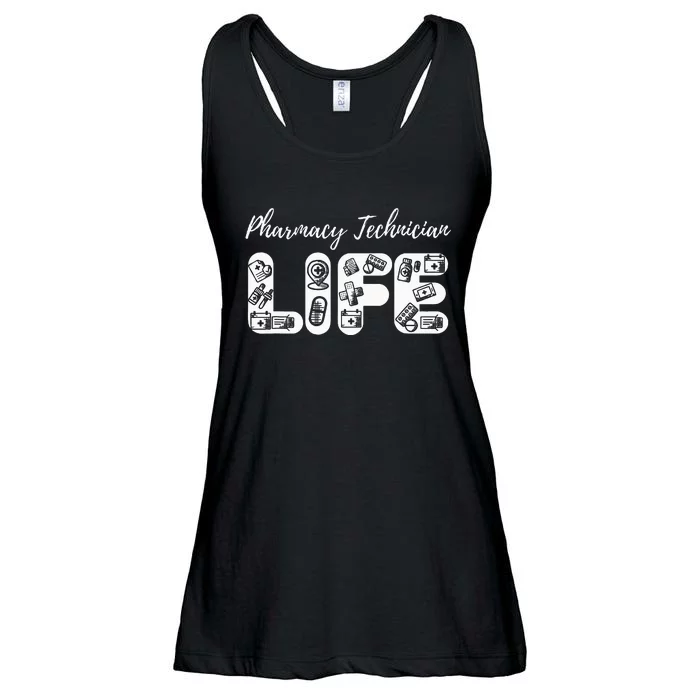 Pharmacy Technician Life Pharmacists Ladies Essential Flowy Tank