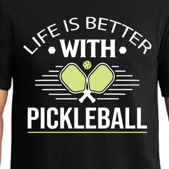 Pickleball T Life Is Better With Pickleball Pajama Set