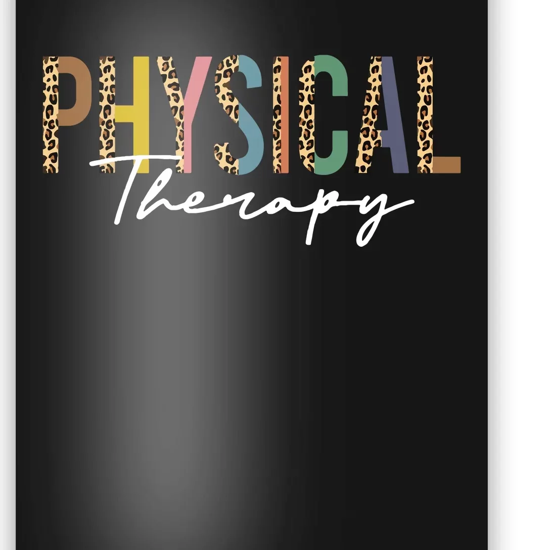 Physical Therapy Leopard Physical Therapist Pt Month Poster