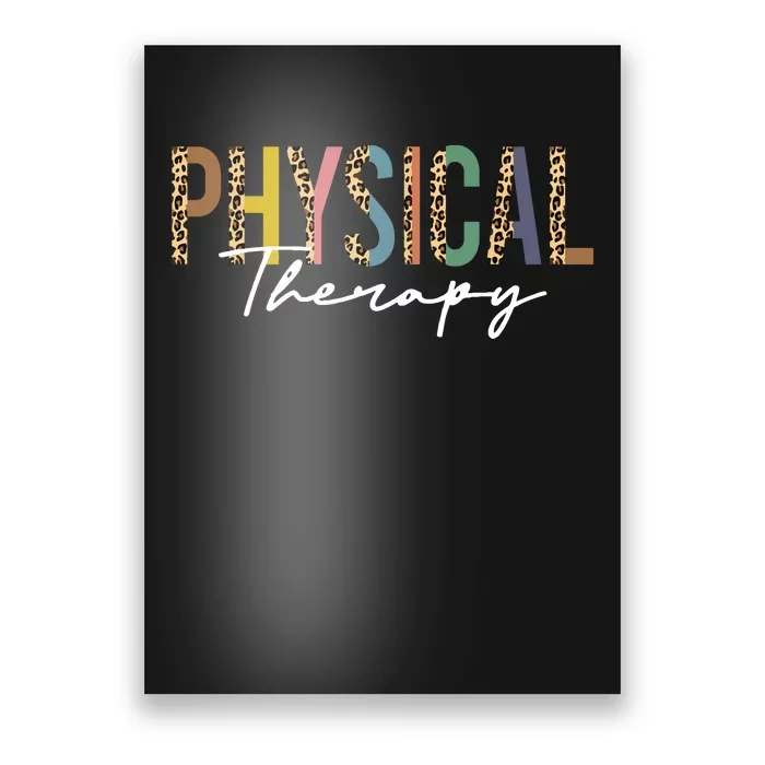 Physical Therapy Leopard Physical Therapist Pt Month Poster