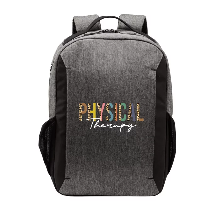 Physical Therapy Leopard Physical Therapist Pt Month Vector Backpack