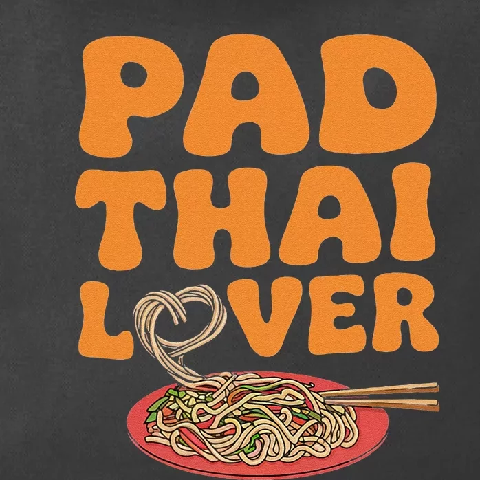 Pad Thai Lover Funny Humor Food Text Joke Loves Pad Thai Zip Tote Bag