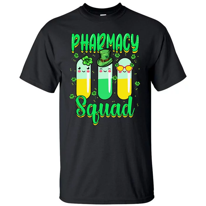 Pharmacy Tech Love St Patricks Day Gnome Leopard Tall T-Shirt