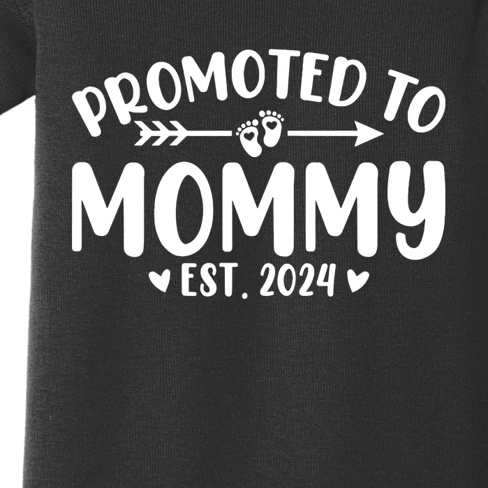 Promoted To Mommy 2024 Soon To Be Mom Baby Reveal To New Mom Baby Bodysuit