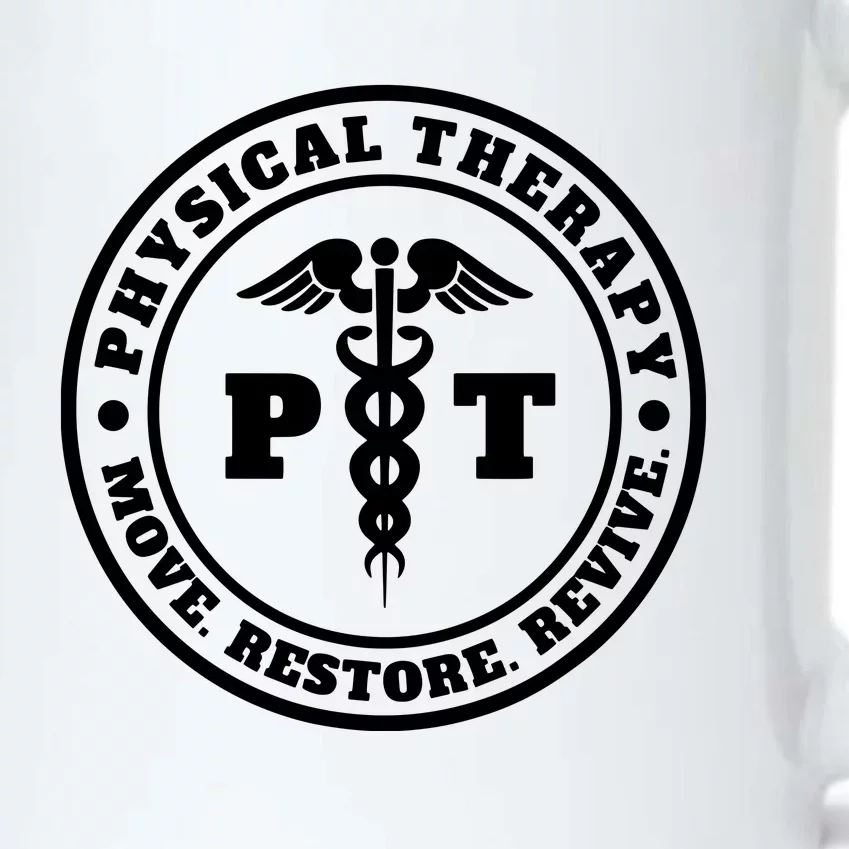 PT Therapist Medical Physical Therapy Black Color Changing Mug