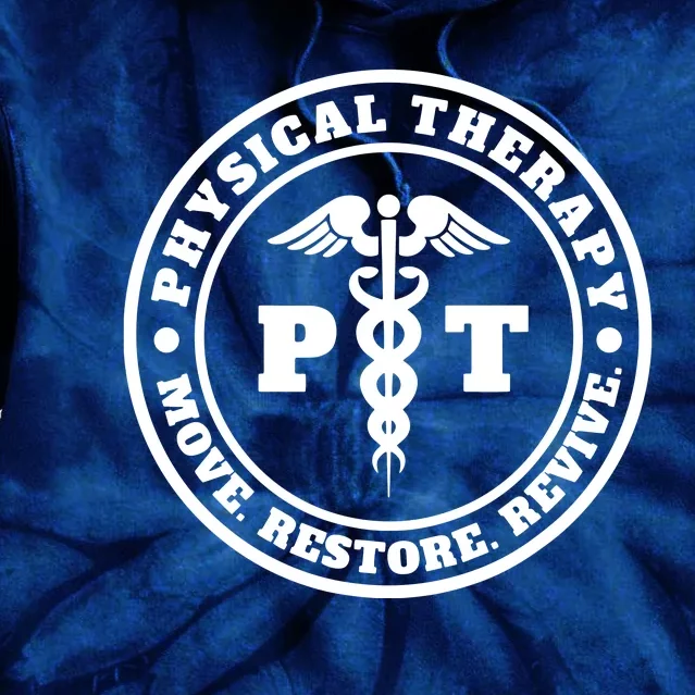 PT Therapist Medical Physical Therapy Tie Dye Hoodie