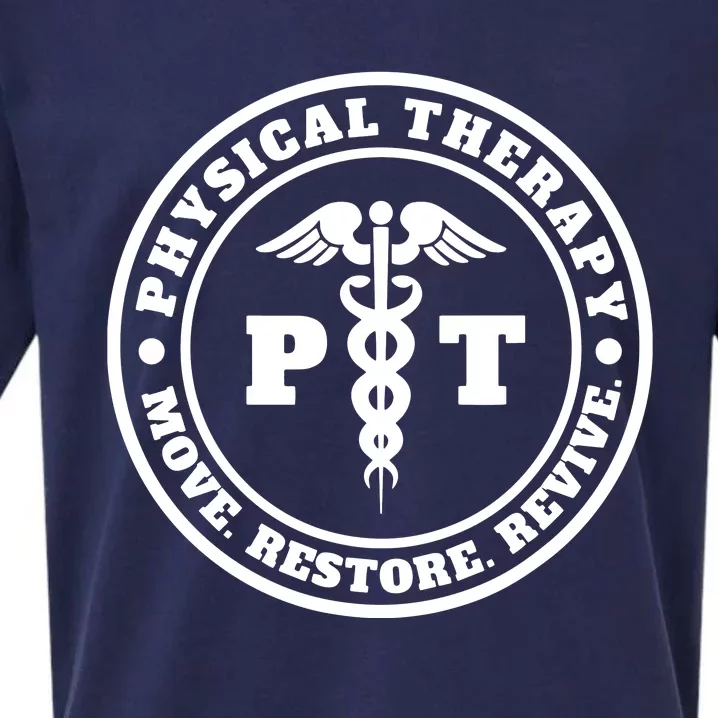 PT Therapist Medical Physical Therapy Sueded Cloud Jersey T-Shirt