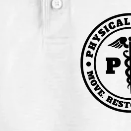 PT Therapist Medical Physical Therapy Dry Zone Grid Performance Polo