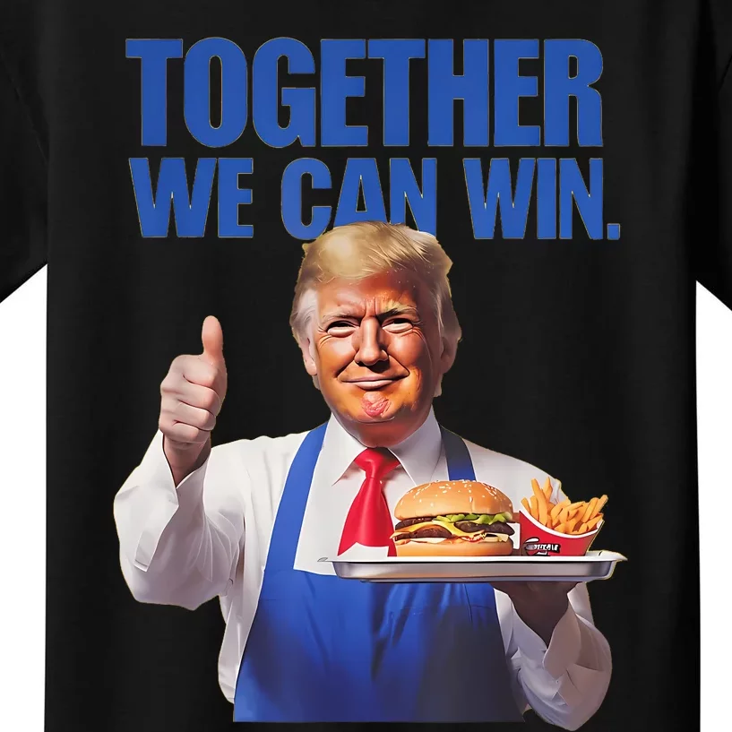 President Trump Makes French Fries Kids T-Shirt