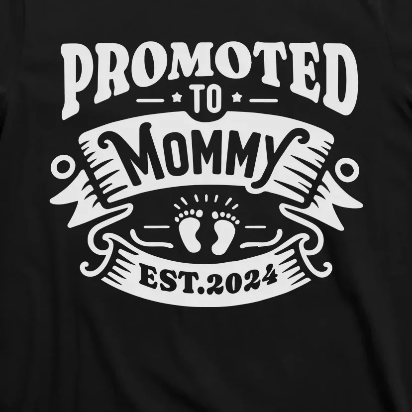 Promoted To Mommy 2024 Cute T-Shirt