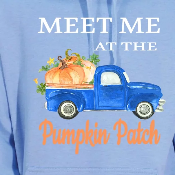 Pumpkins Truck Meet Me At The Pumpkin Patch Fall Lovers Gift Unisex Surf Hoodie