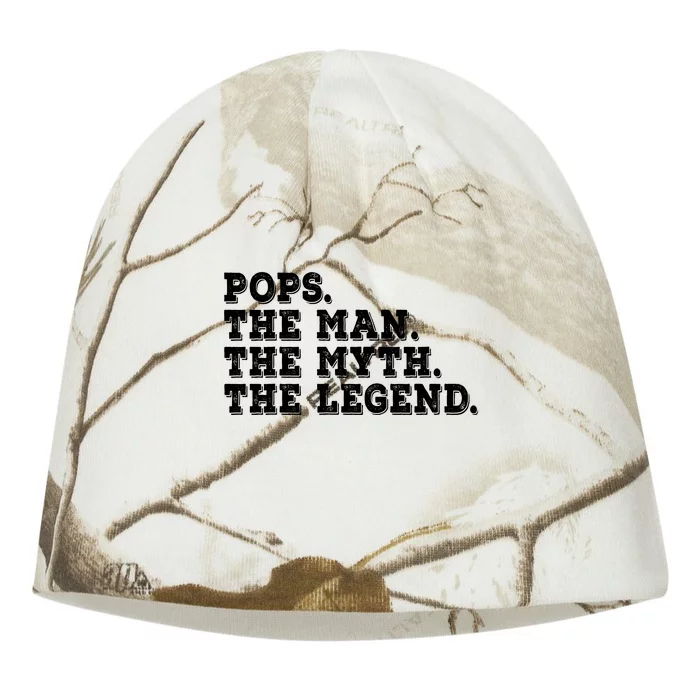 POPS THE MAN THE MYTH THE LEGEND Fathers Day Gift Grandpa Kati - Camo Knit Beanie