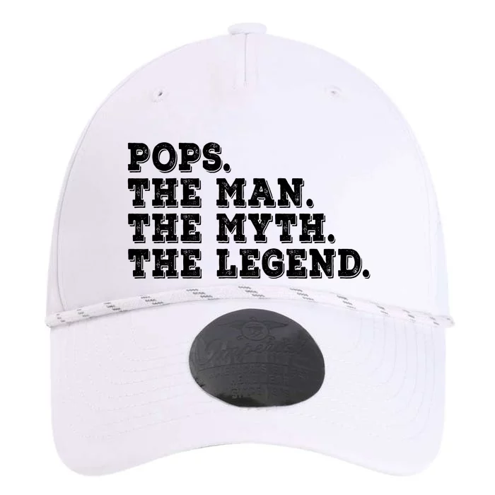 POPS THE MAN THE MYTH THE LEGEND Fathers Day Gift Grandpa Performance The Dyno Cap