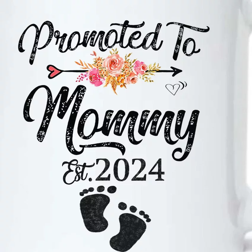 Promoted To Mommy 2024 MotherS Day Soon To Be Mom Pregnancy Black Color Changing Mug