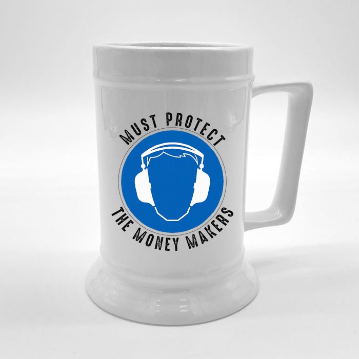 Protect The Money Makers Front & Back Beer Stein