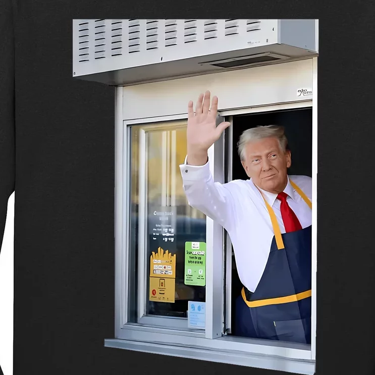 President Trump Makes French Fries Tall Long Sleeve T-Shirt