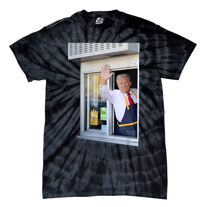 President Trump Makes French Fries Tie-Dye T-Shirt