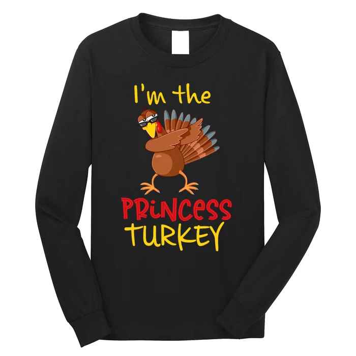 Princess Turkey Matching Family Group Thanksgiving Party Long Sleeve Shirt