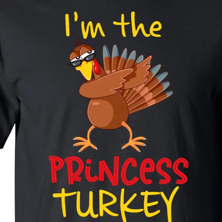 Princess Turkey Matching Family Group Thanksgiving Party Tall T-Shirt