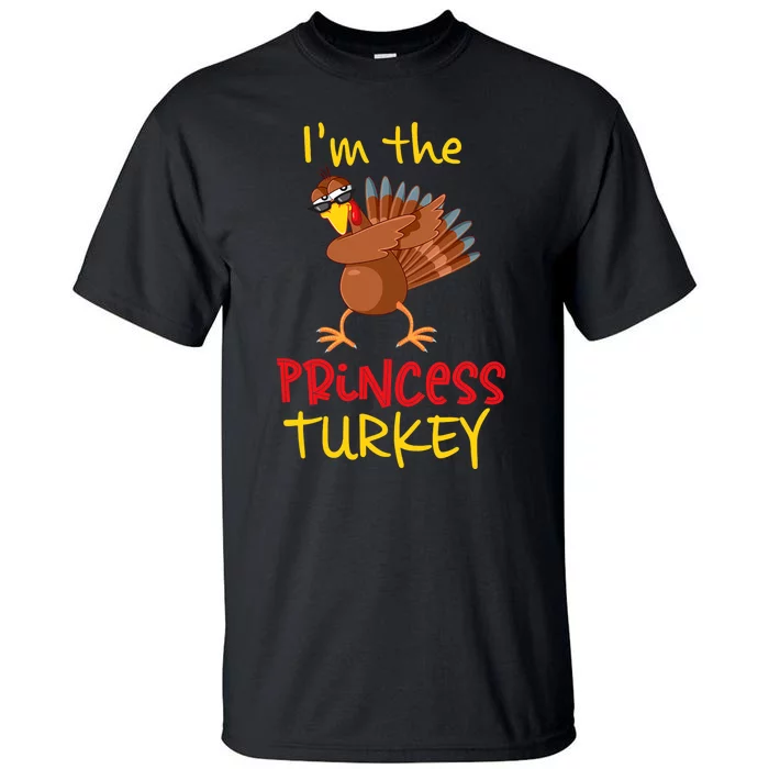 Princess Turkey Matching Family Group Thanksgiving Party Tall T-Shirt