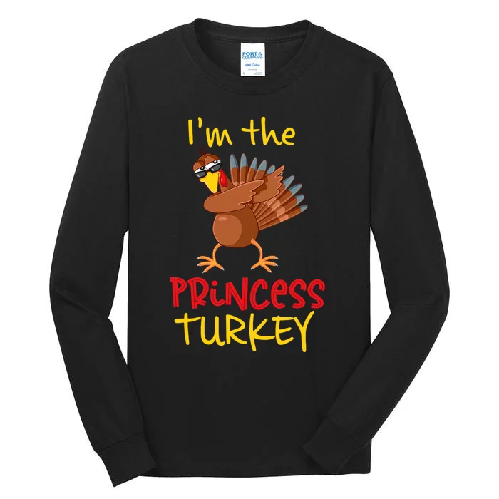 Princess Turkey Matching Family Group Thanksgiving Party Tall Long Sleeve T-Shirt